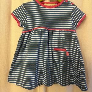 JoJo Maman Bebe 100% Cotton Striped Baby Dress
